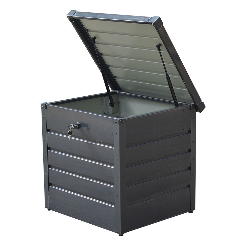 200L Metal Outdoor Garden Lockable Storage Box