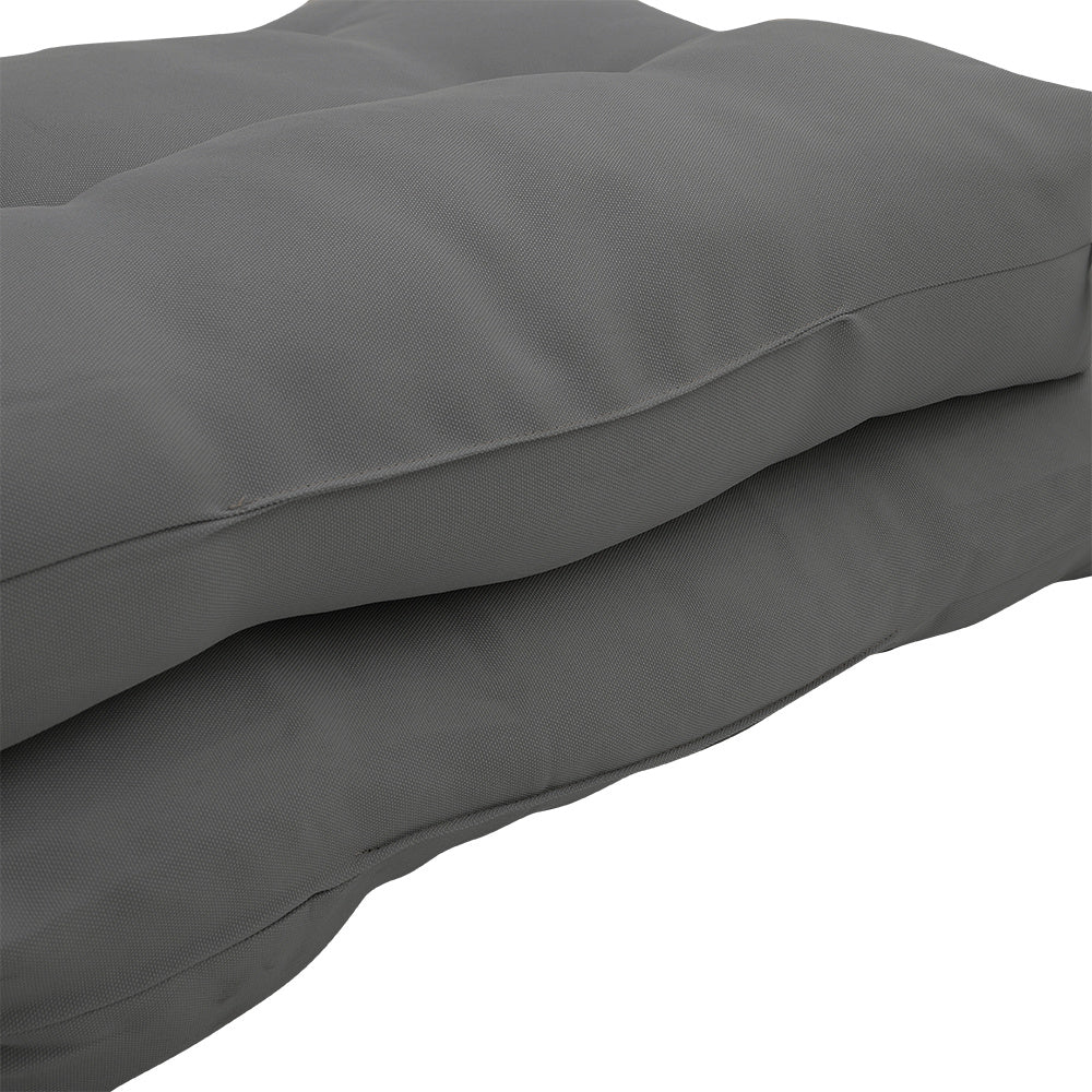 Indoor and Outdoor Lawn Chair Rattan Chair Cushion,Dark Grey