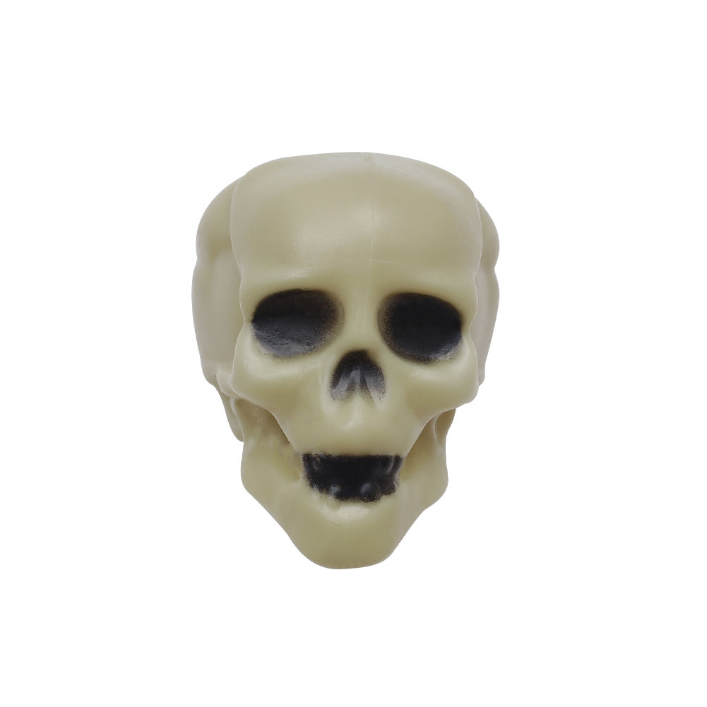 Set of 12 Halloween Skulls Roses Ornament Set