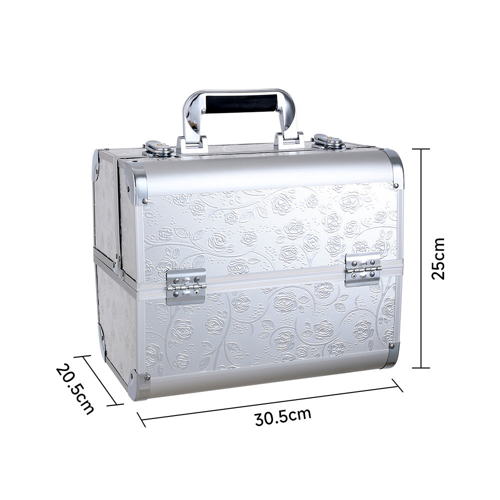 Rose Pattern Beauty Salon Makeup Case