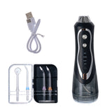 Cordless Water Flosser Oral Irrigator USB Rechargeable IPX7 with 4 Replaceable Jet Tips