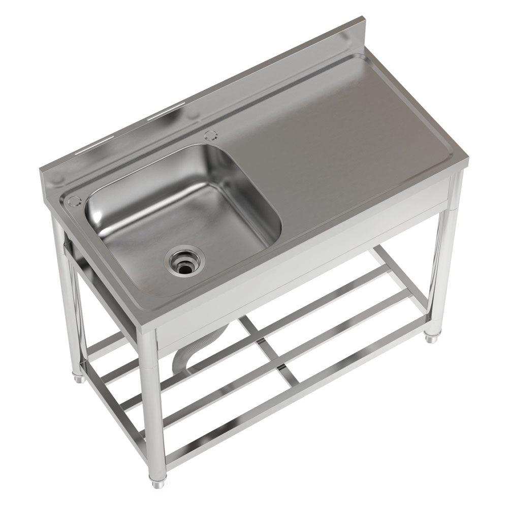 Stainless Steel Commercial Sink with Platform