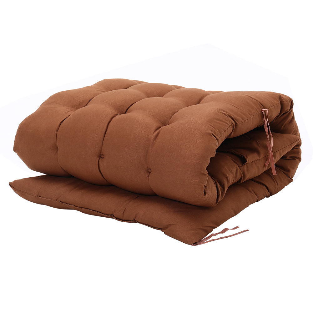 Sun Lounger Cushion Pad Garden In/Outdoor Recliner Chair Seat Pads,Coffee