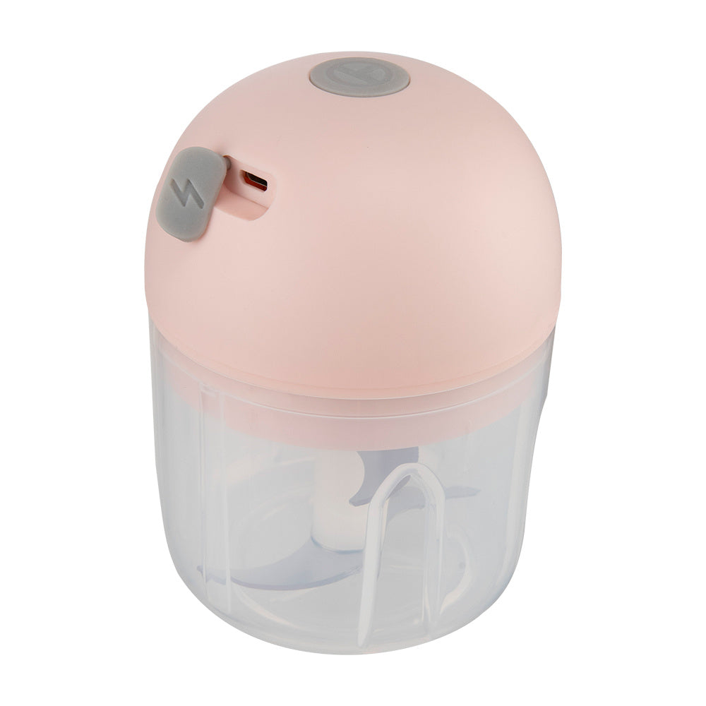 8.5cm Dia x 10cm H Electric Wireless Kitchen Garlic Chopper