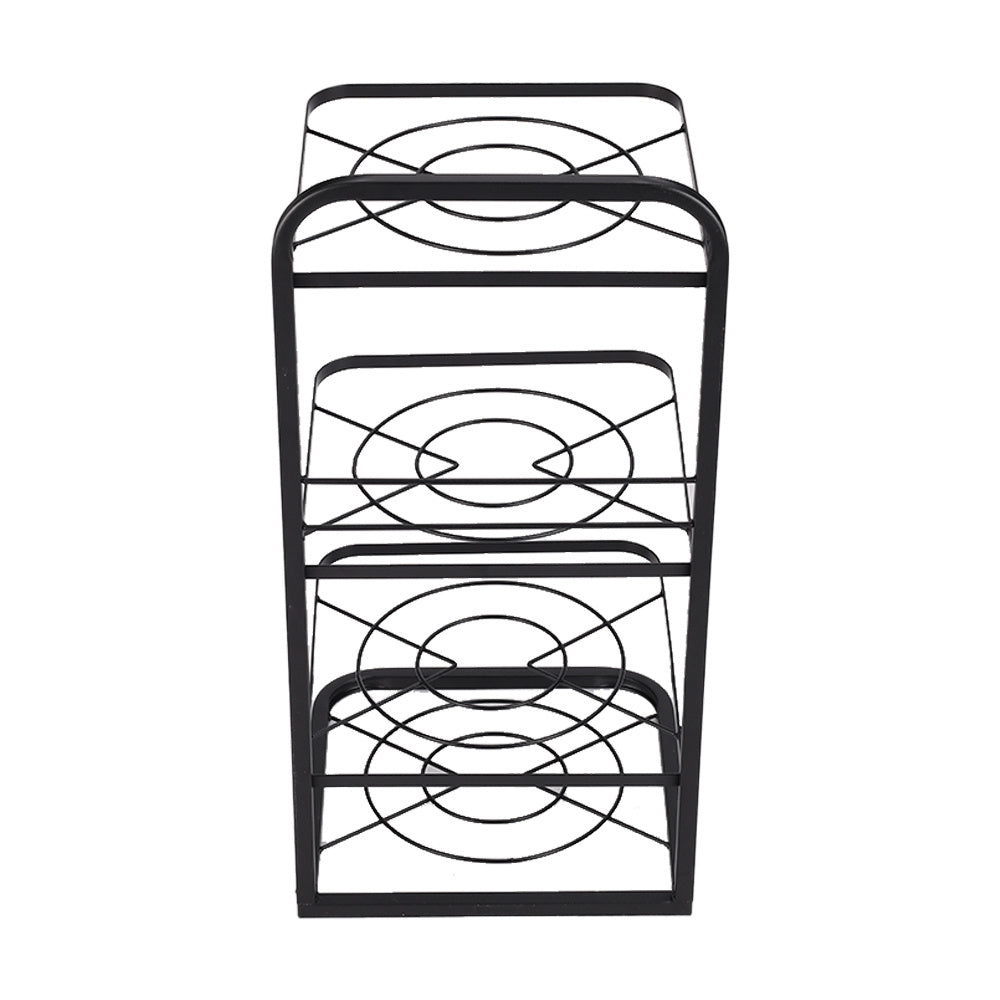 Kitchen 4 Tier Pan Organizer Rack Cookware Holder Stand