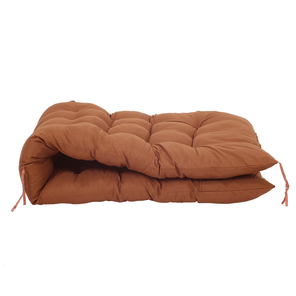 Sun Lounger Cushion Pad Garden In/Outdoor Recliner Chair Seat Pads,Coffee