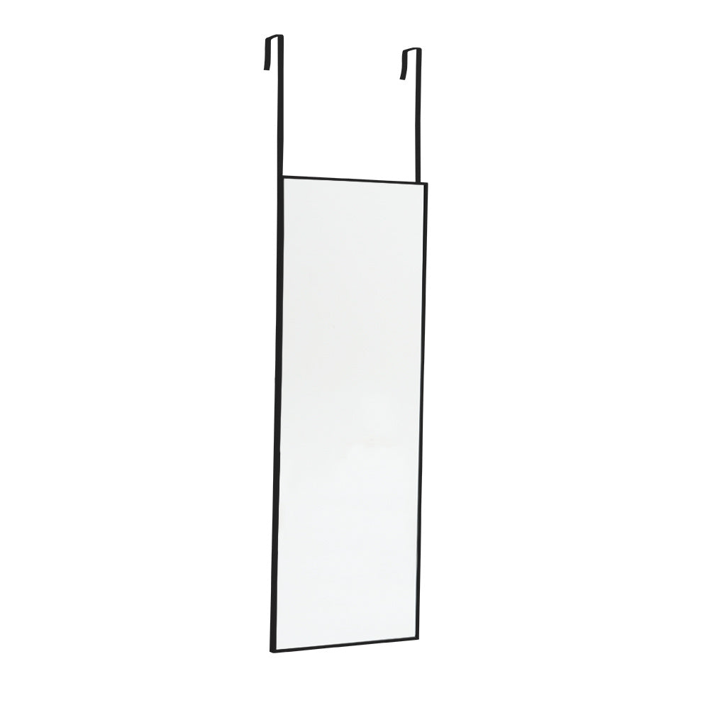Metal Frame Over the Door Full Length Mirror All Overlook Black Mirror