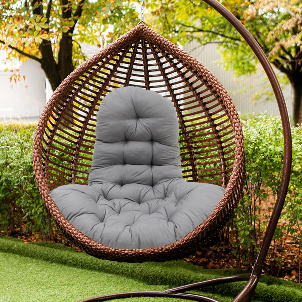 Hanging Egg Chair Thick Cushion Swing Chair Pad, Dark Grey