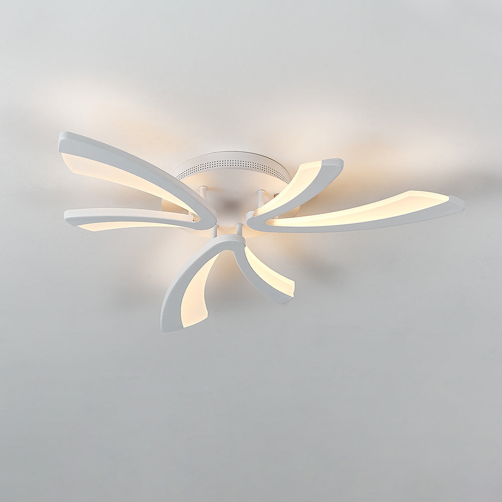 Modern V Shape LED Ceiling Light 3 Head Dimmable