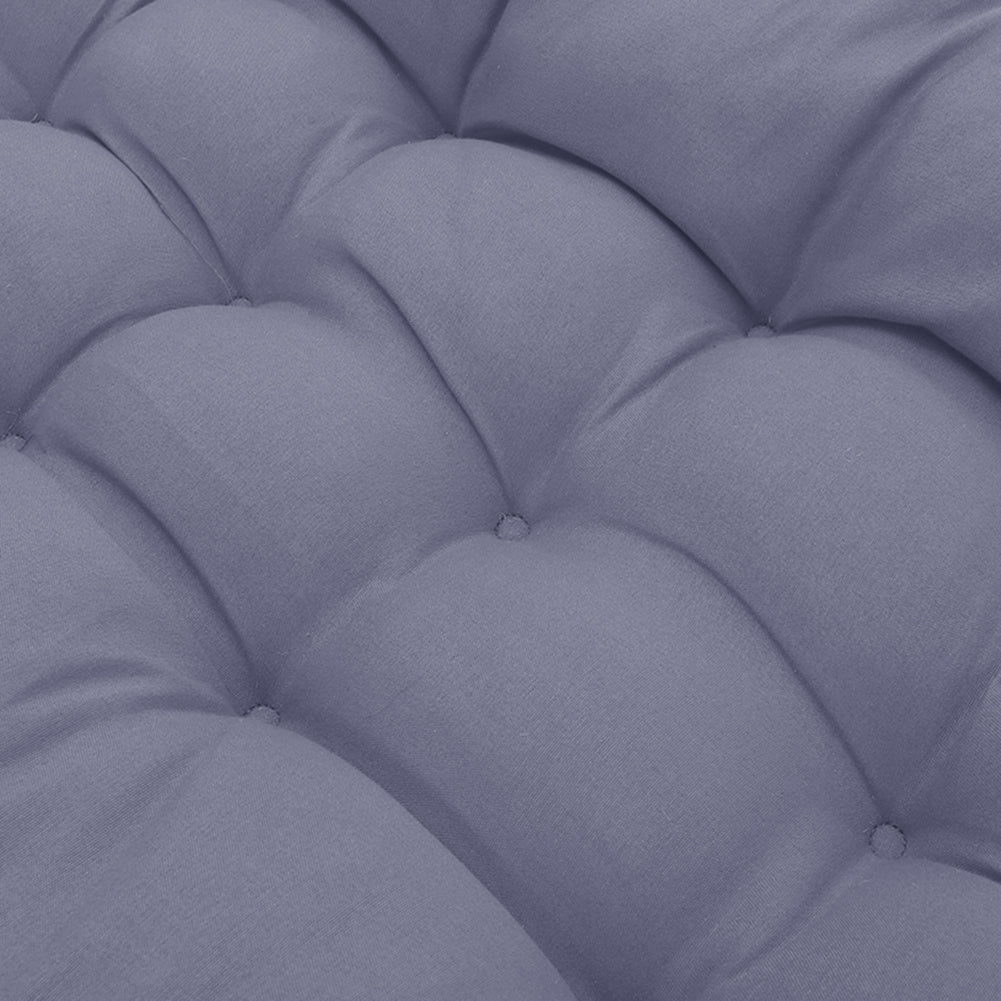 125cm Thick Soft Comfortable Chaise Lounge Chair Cushion, Grey