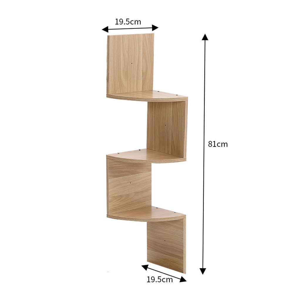 3 Tier Corner Wall Mounted Storage Shelf