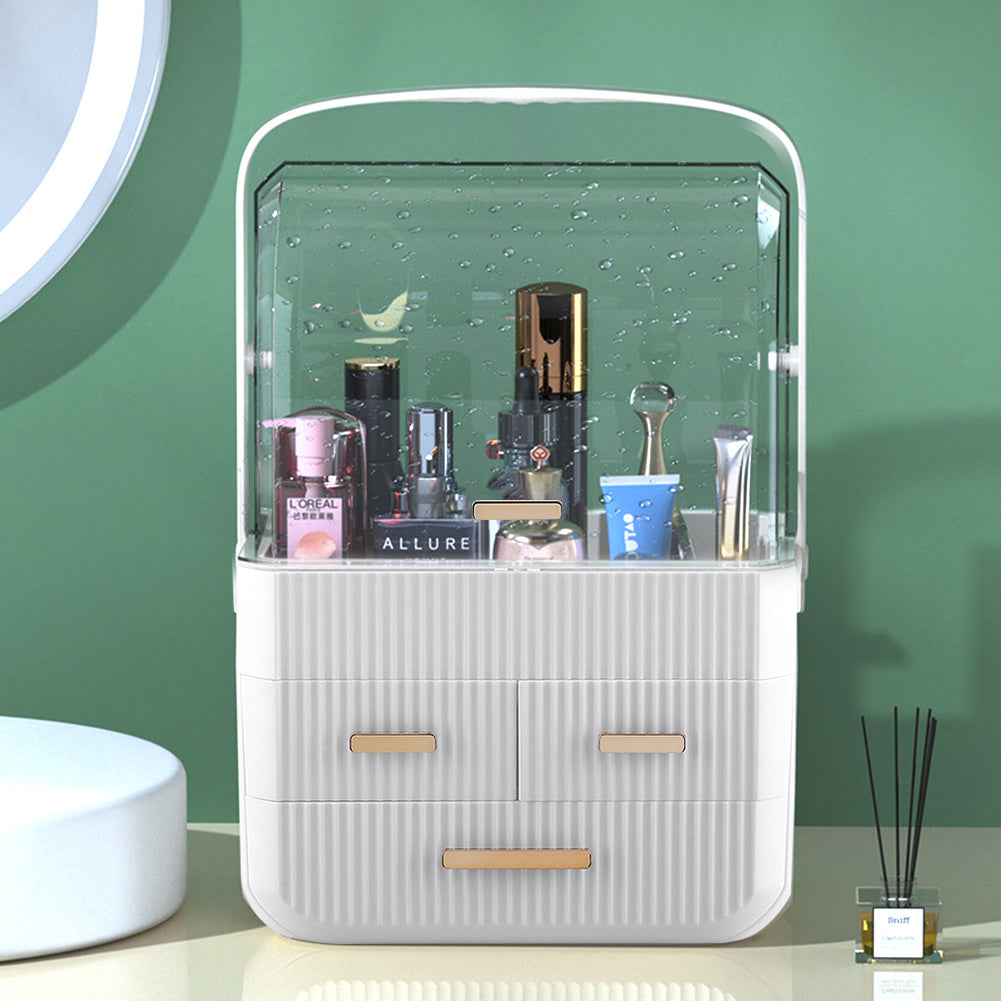 3 Drawers Desktop Cosmetics Storage Organizer