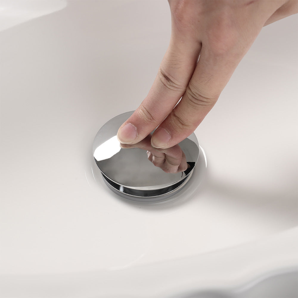 Modern Artistic Oval Bathroom Vessel Vanity Sink