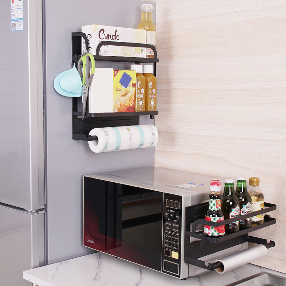Magnetic Storage Organizer with Paper Towel Holder