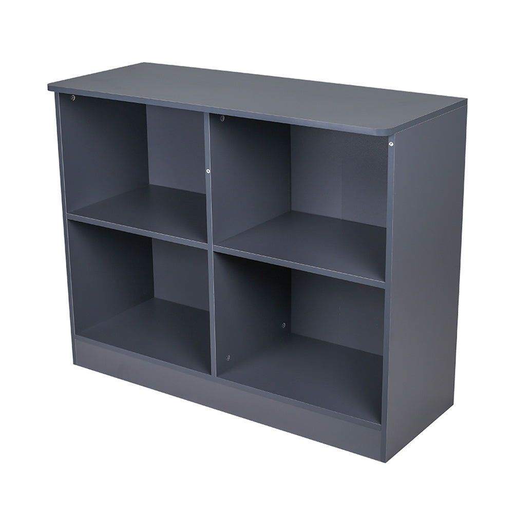 Grey Sideboard Cabinet with Open Shelves