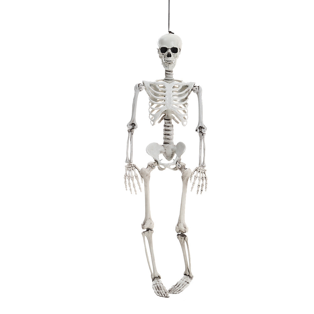 Halloween Realistic Full Body Skeleton Prop Decoration Posable Joints,90CM