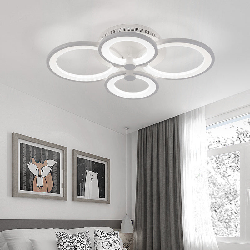 LED Light Ceiling Lights Cool White Lamp 4 Head