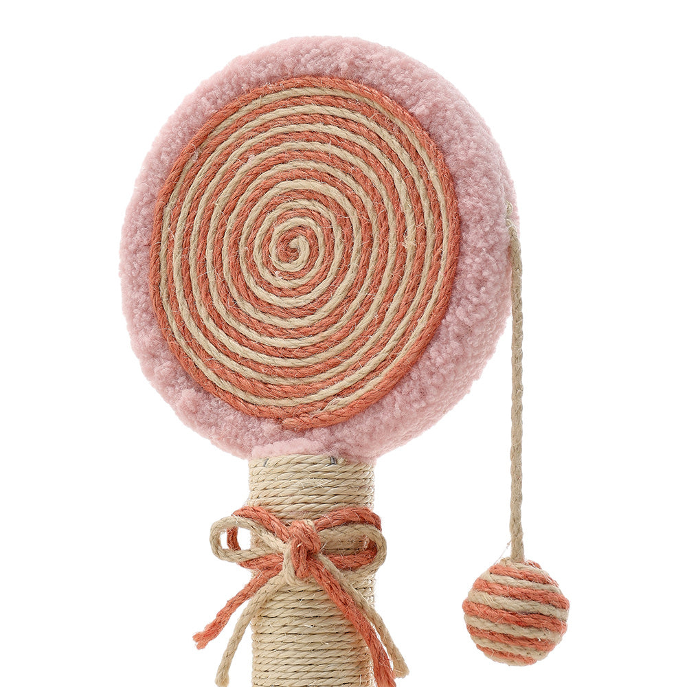 Sisal Lollipop Cat Scratching Post with Cat Toy Ball
