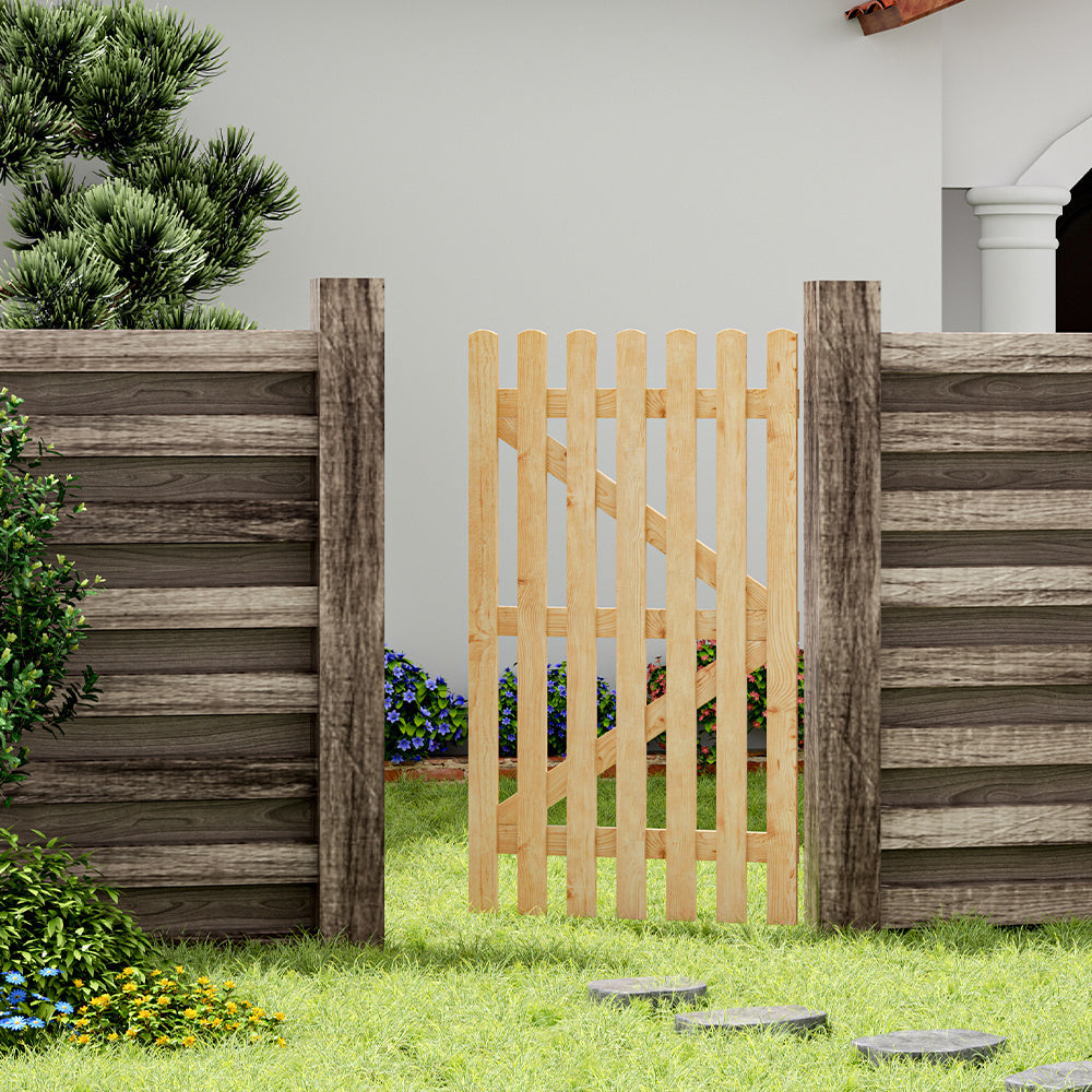 150cm Garden Wood Fence Gate with Latch