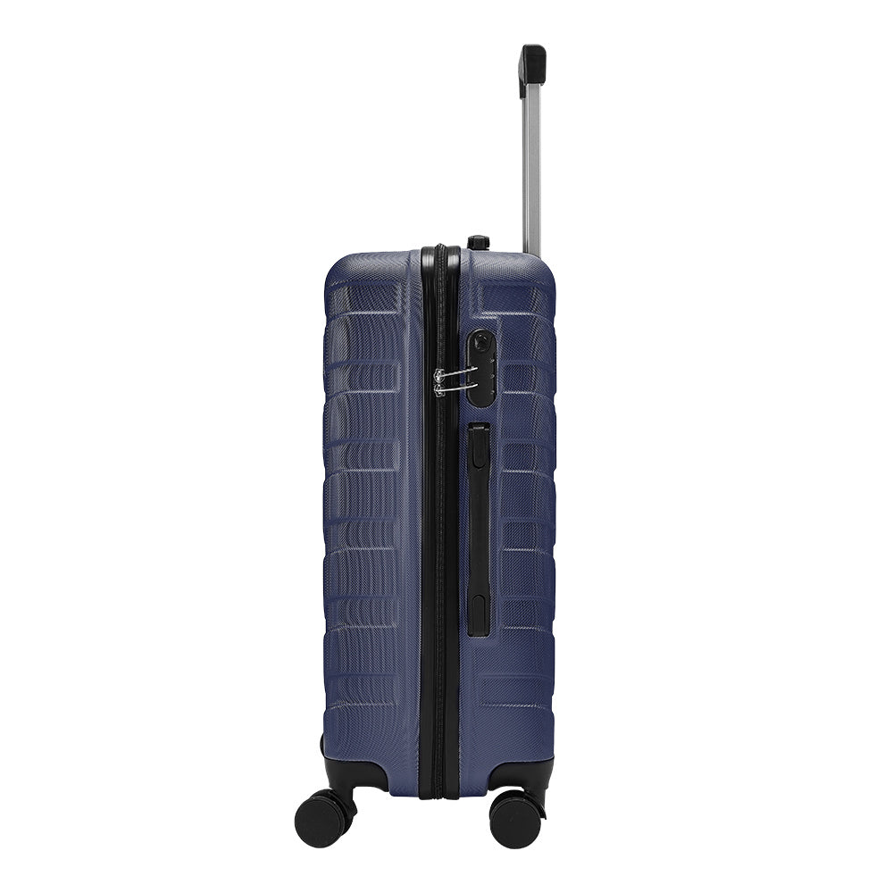 Blue 20 inch Rolling Hard Shell Luggage Travel Suitcase