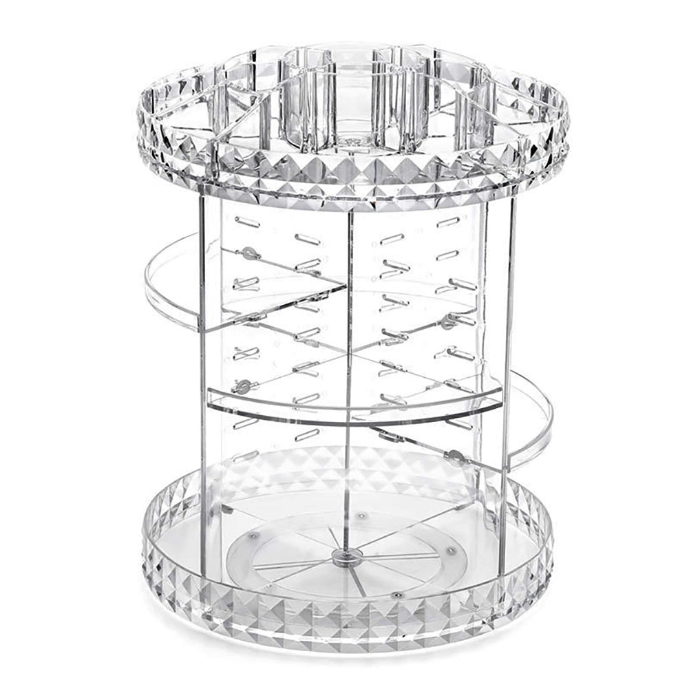 Transparent Acrylic Rotating Multifunctional Makeup Organizer
