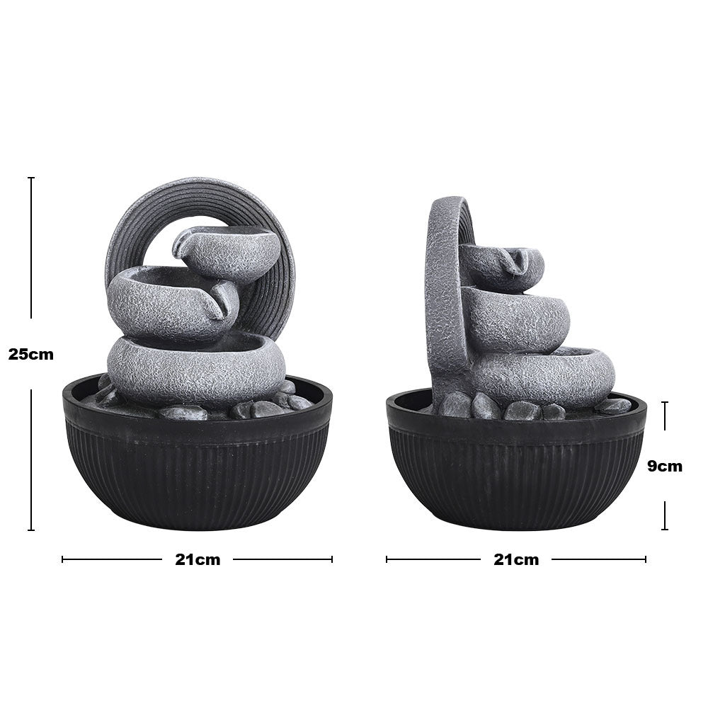 Garden Resin Fountain with LED Light