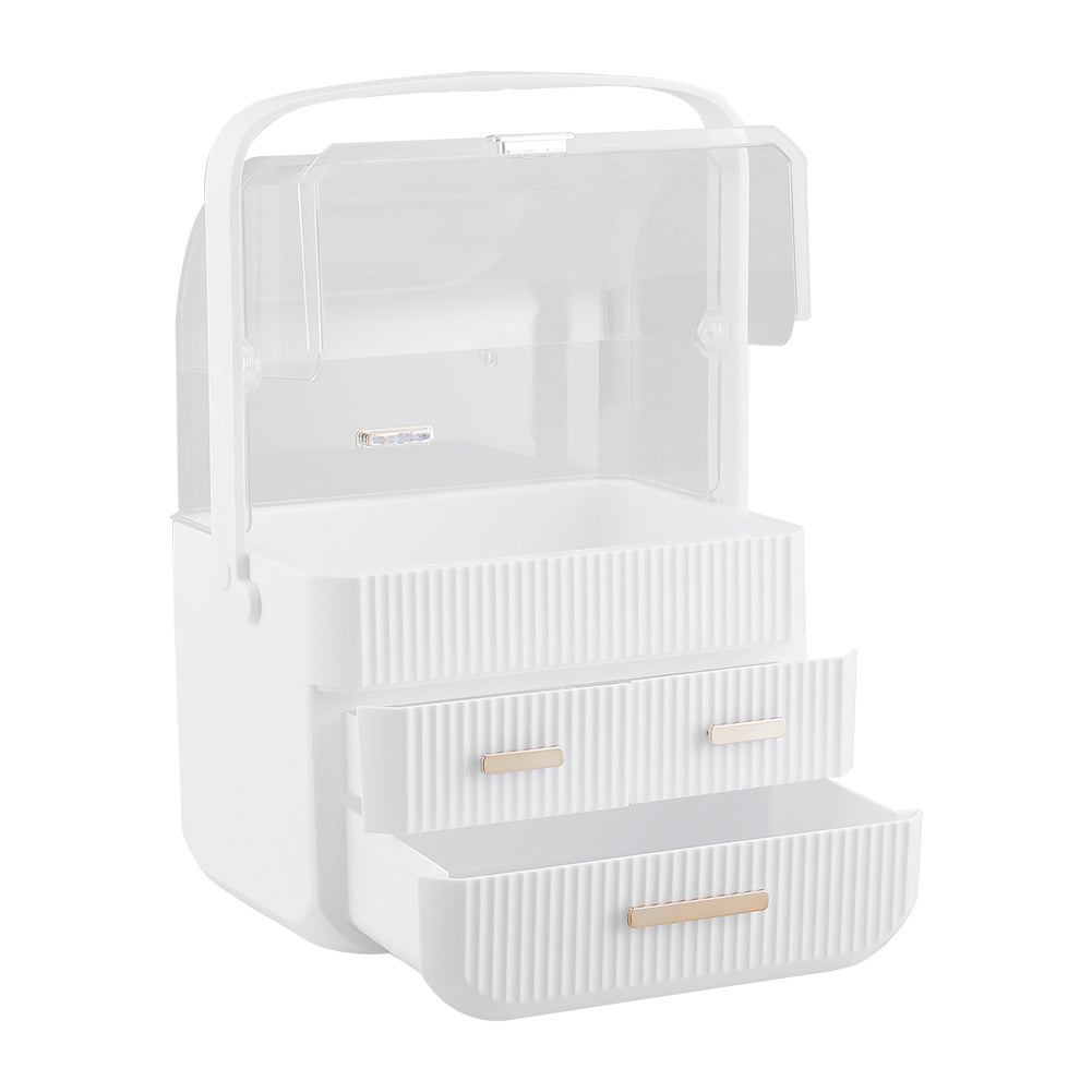 3 Drawers Desktop Cosmetics Storage Organizer