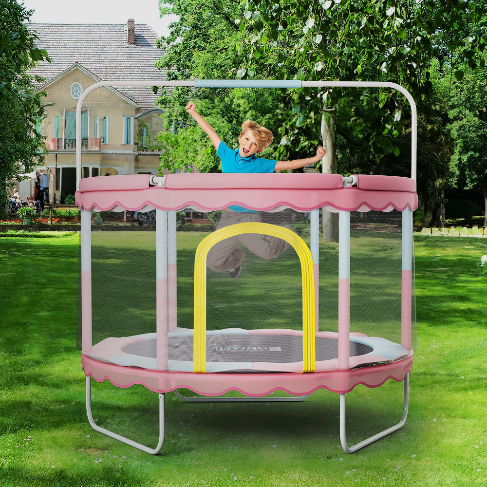 130cm H Outdoor Trampoline, with Balance Bar