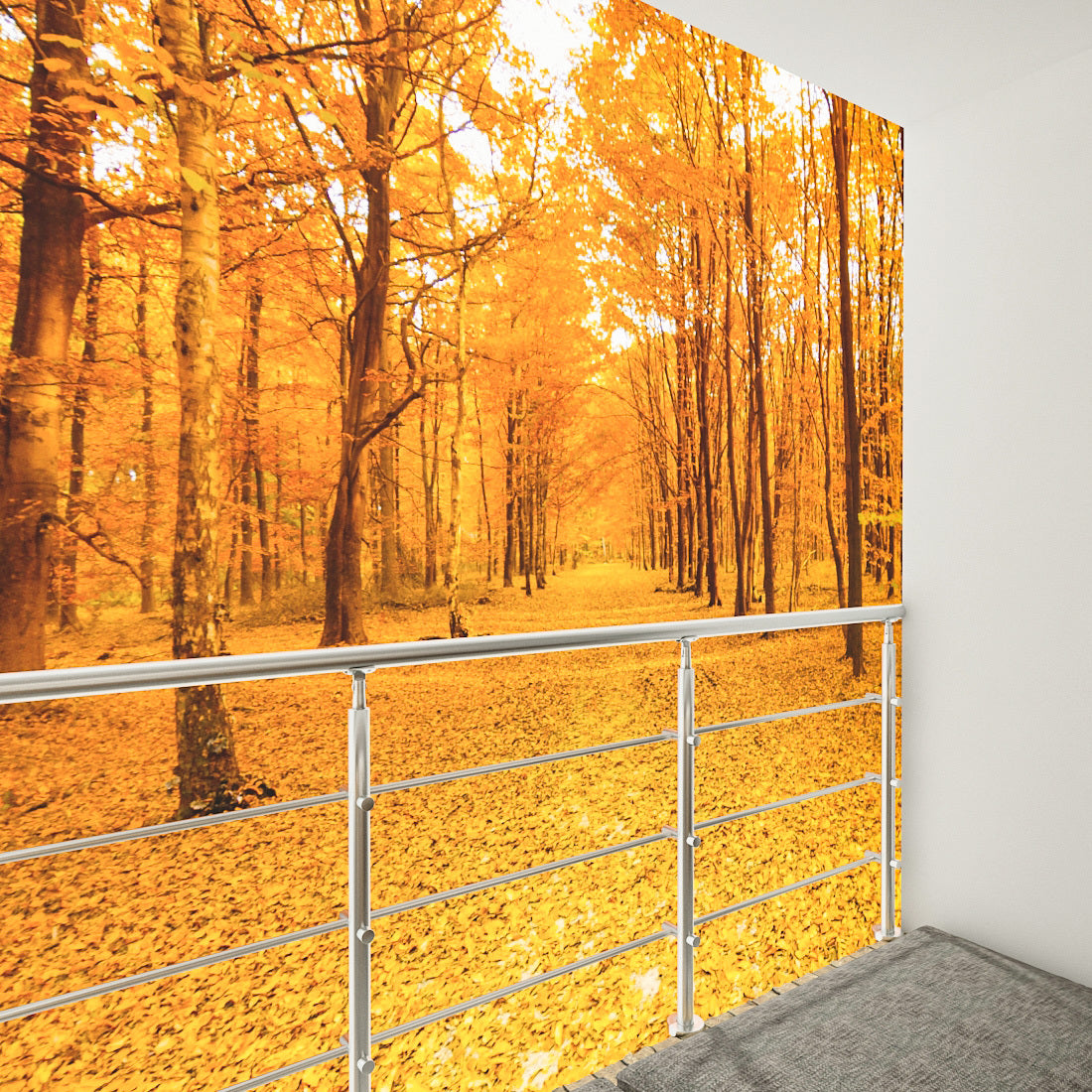 180CM Handrail Stainless Steel Balustrade With 3 Crossbars