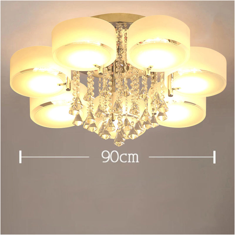 LED Crystal Ceiling Light Lamp 7 Head