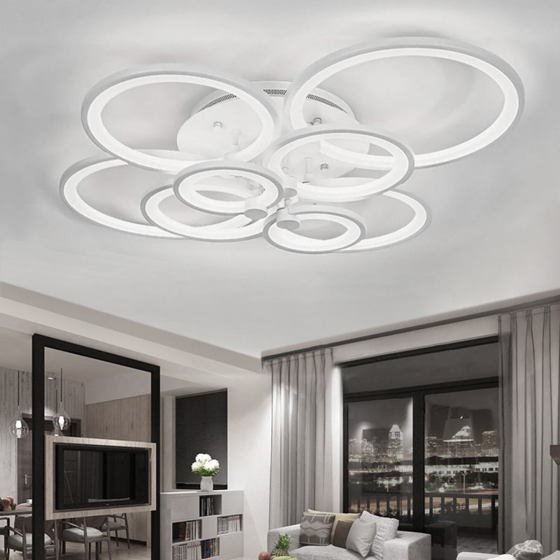 LED Light Ceiling Lights Cool White Lamp 8 Head