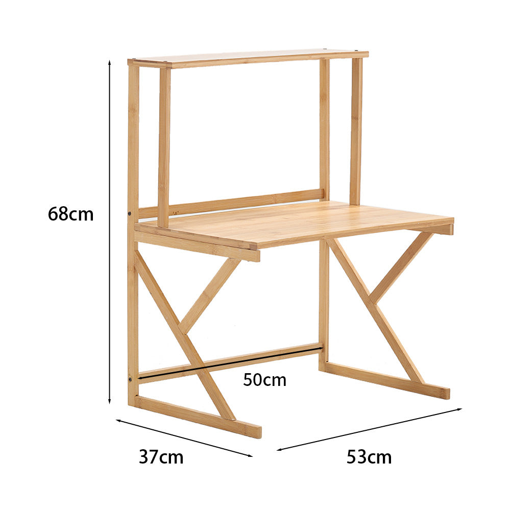 2 Tier Free Standing Spice Rack Organizer Workstation for Microwave