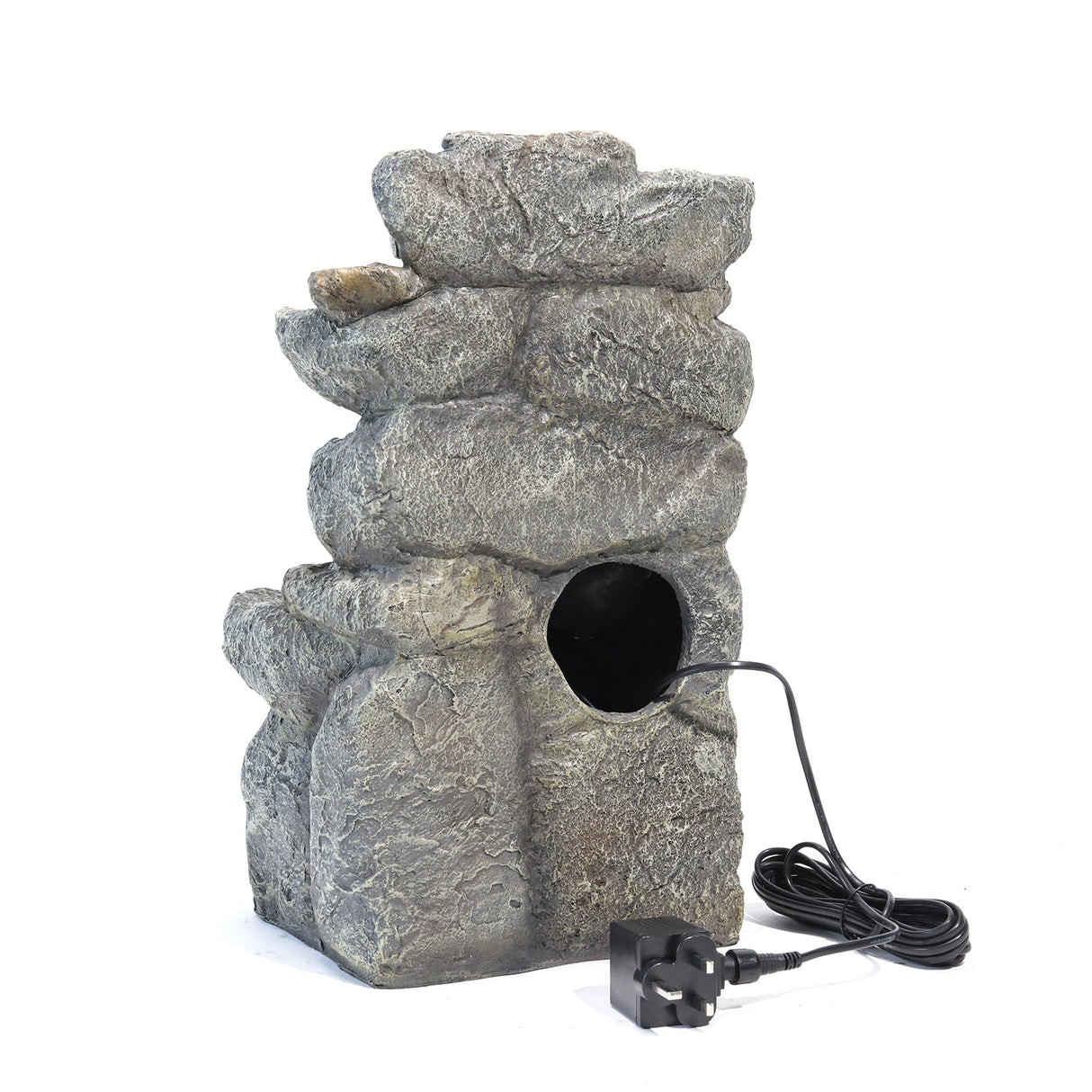 Natural Slate LED Electric Powered Fountain Waterfall