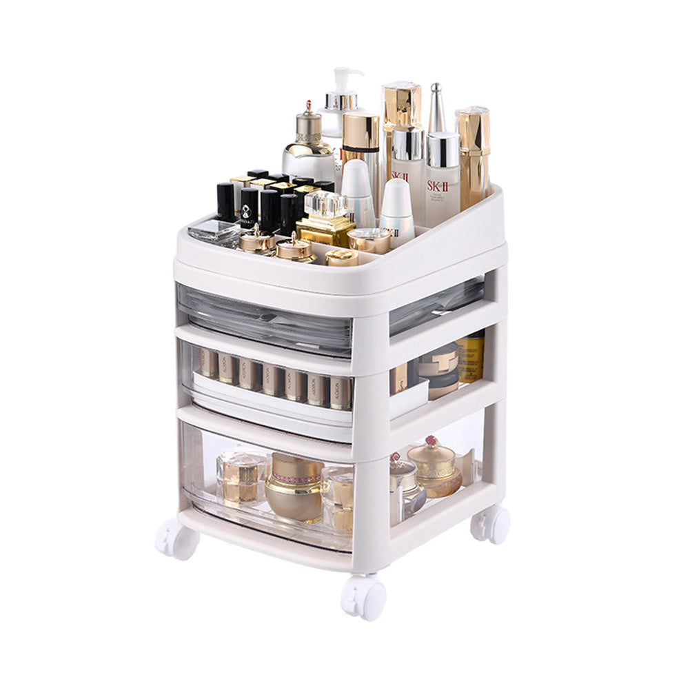 Removable Makeup Cosmetics Storage Organizer with Drawers