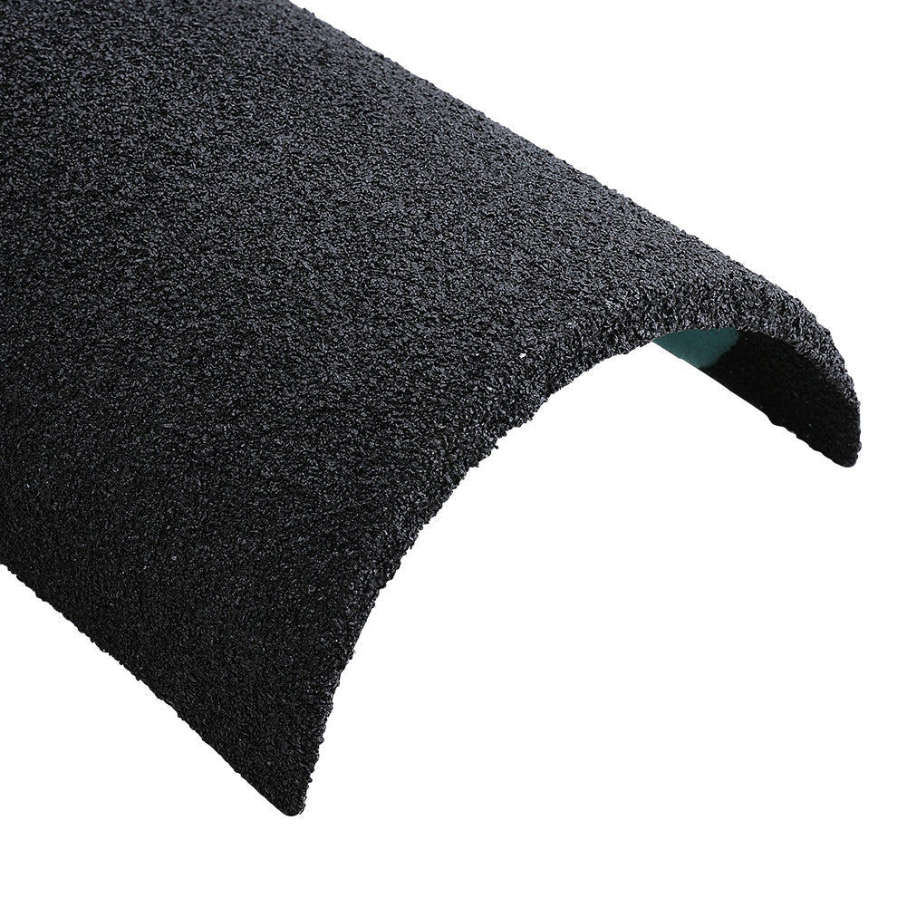 Black Half Round Ridge Tile Stone Coated Metal Roofing 10pcs