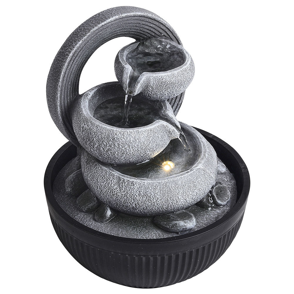 Garden Resin Fountain with LED Light