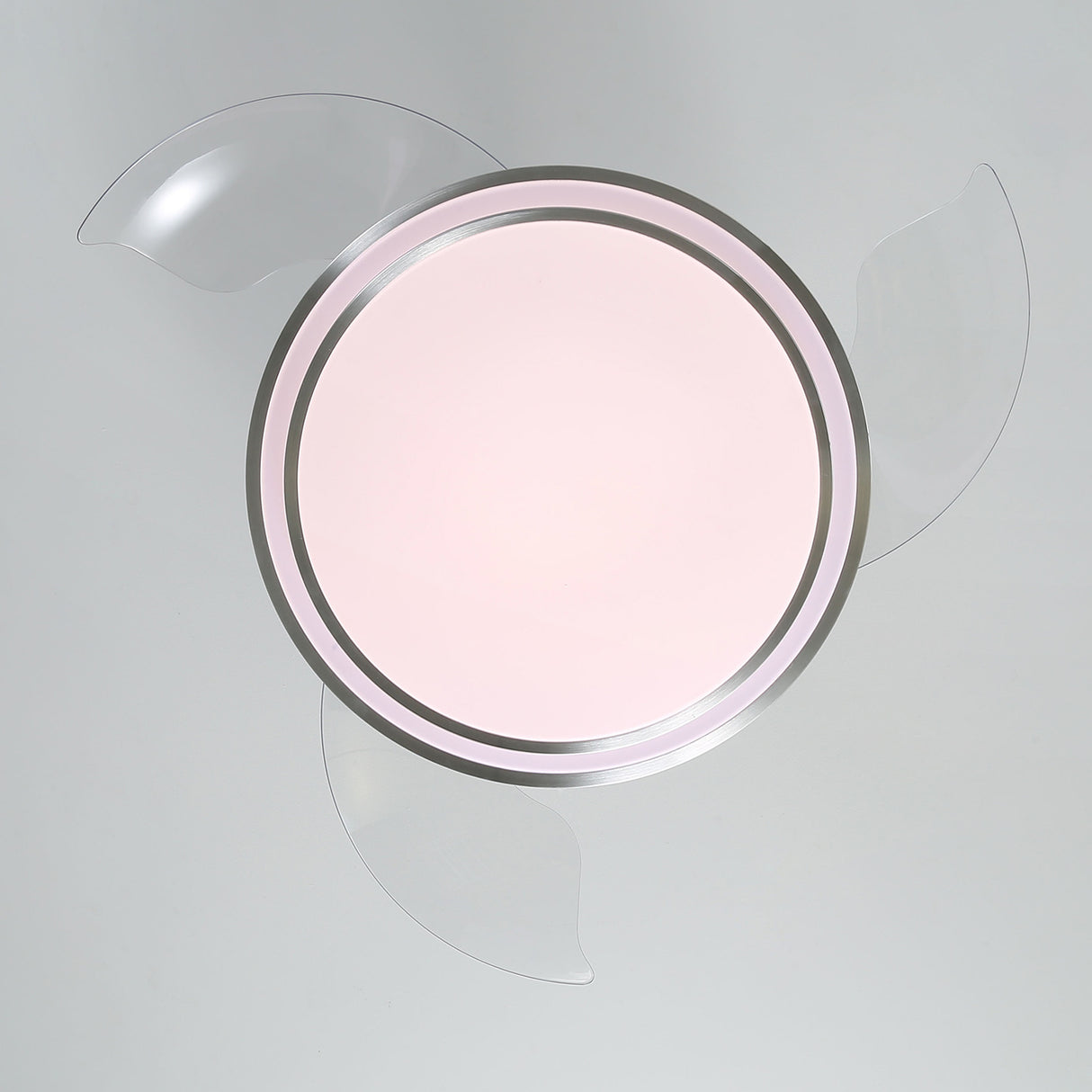 42 Inch Ceiling Fan Blade Light+Remote Control Nickel