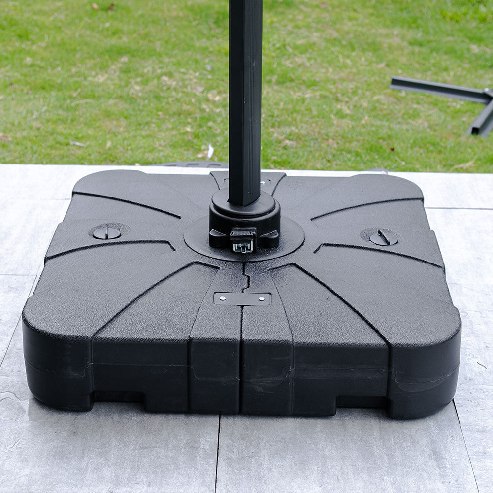 Roman Parasol Square Base Stand / Water Filled 100KG