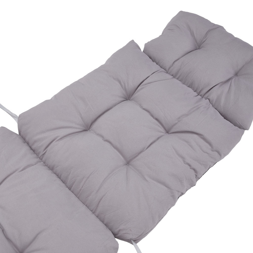 Grey 180cm Outdoor Thickened Lounger Cushion