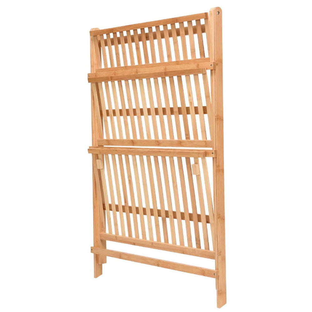 3 Tier Ladder Foldable Plant Pot Stand, Wood