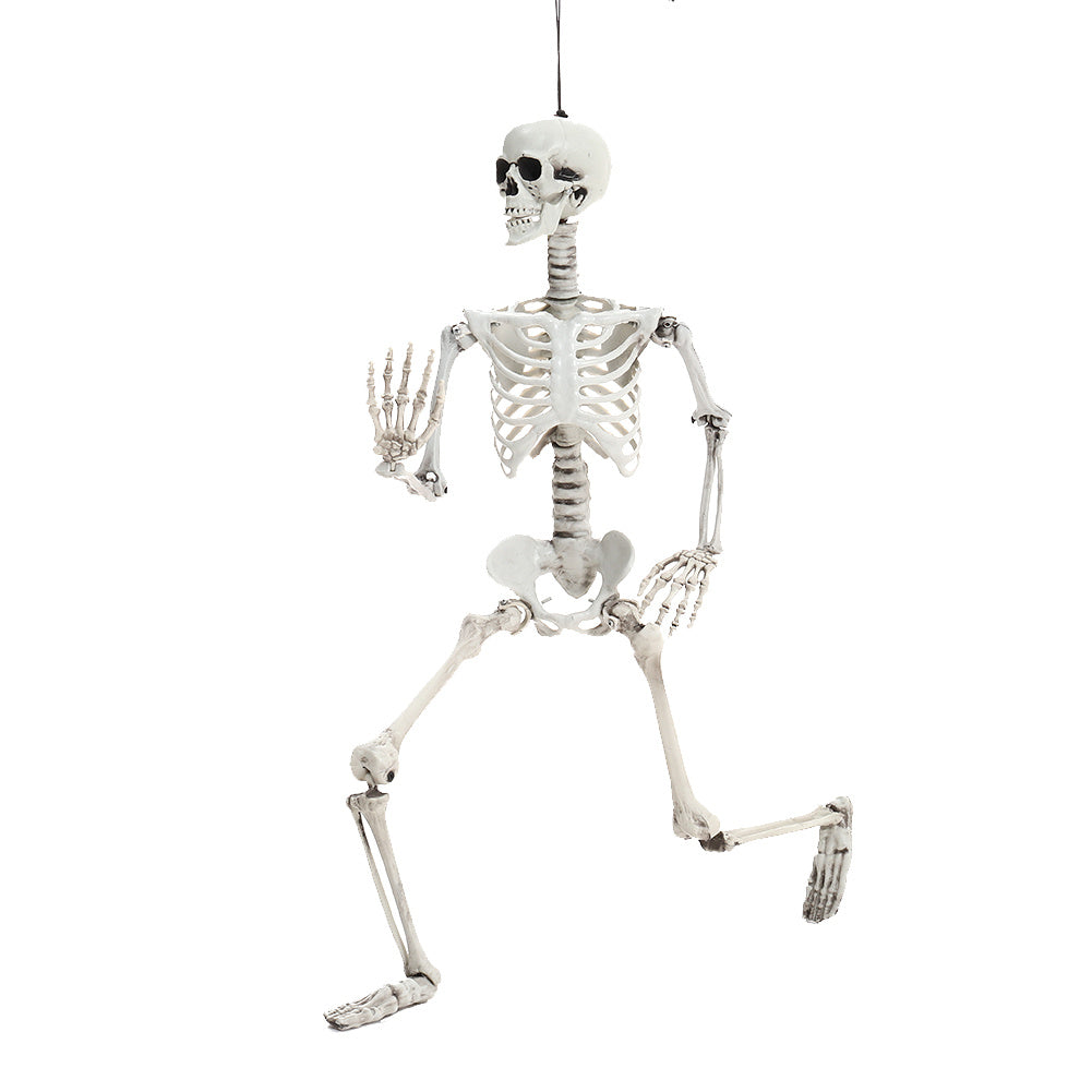 Halloween Realistic Full Body Skeleton Prop Decoration Posable Joints,90CM