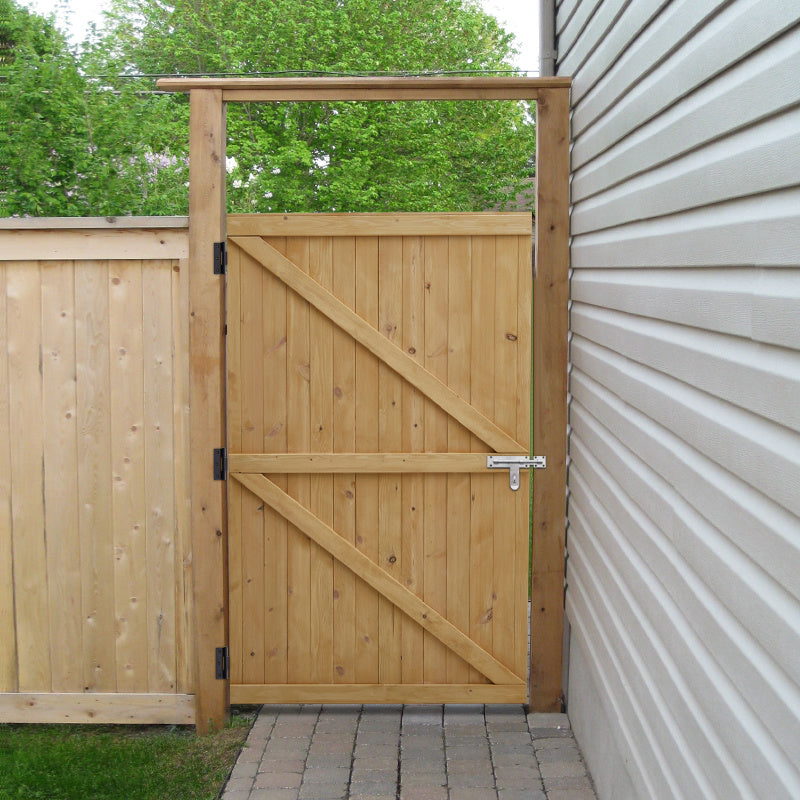 152cm Pine Wood Garden Gate with Latch