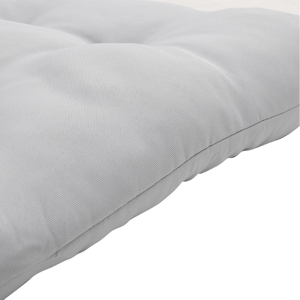 Indoor and Outdoor Lawn Chair Rattan Chair Cushion,Light Grey