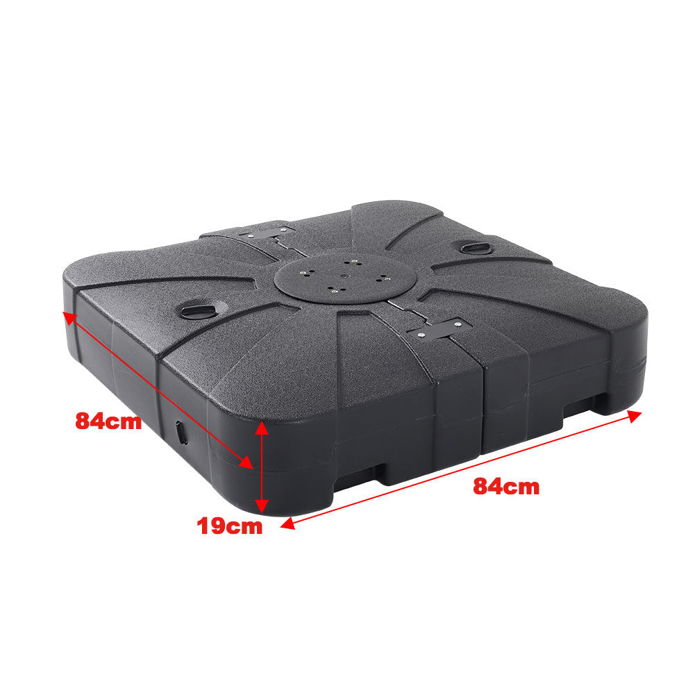 Roman Parasol Square Base Stand / Water Filled 100KG