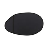 Black Irregular Metal Framed Wall Mirror Decorative