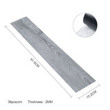 Set of 36 Wood Effect Self Adhesive PVC Flooring
