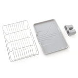 Large Dish Drying Rack with raining Tray Cutlery Holder
