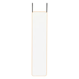 Full Length Mirror with Rounded Corners Door Hanging Gold Medium Mirror