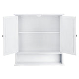 Wall Mounted Bathroom Mirror Cabinet, 2 Doors