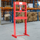 H Frame 20 Ton Hydraulic press, Red